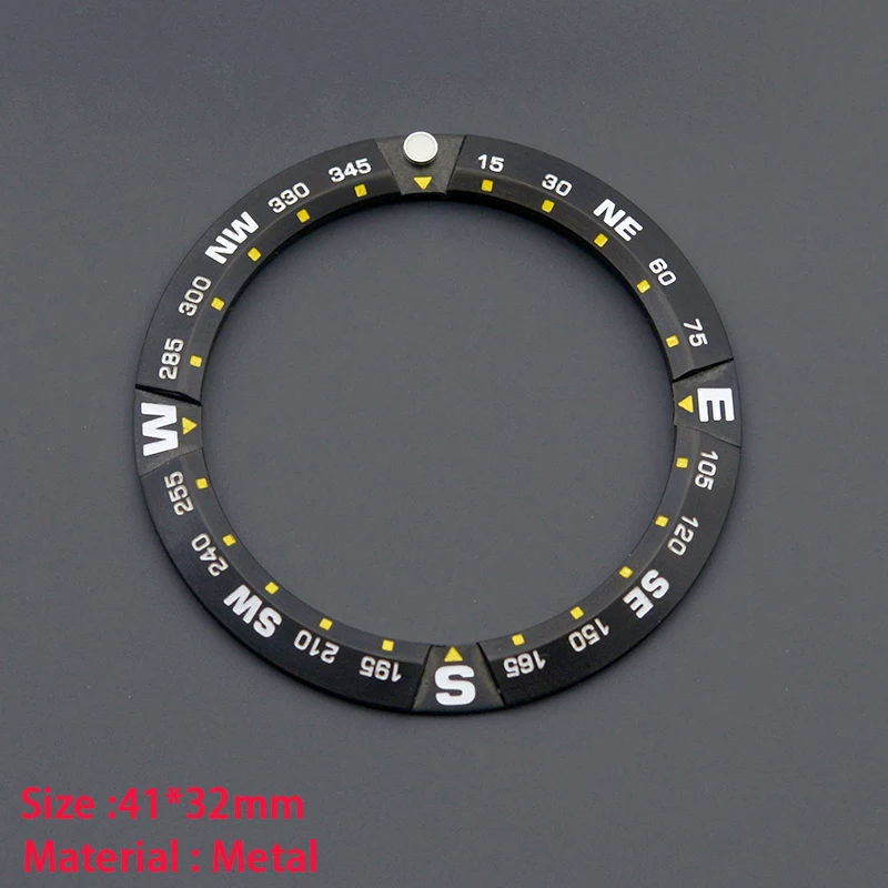 41*32mm Horloge Bezel Insert 316L Roestvrij Staal Fit Samurai Zwarte Serie PROSPEX SRPB55K1 Horloge Case voor Heren Horloge Reparatie Deel