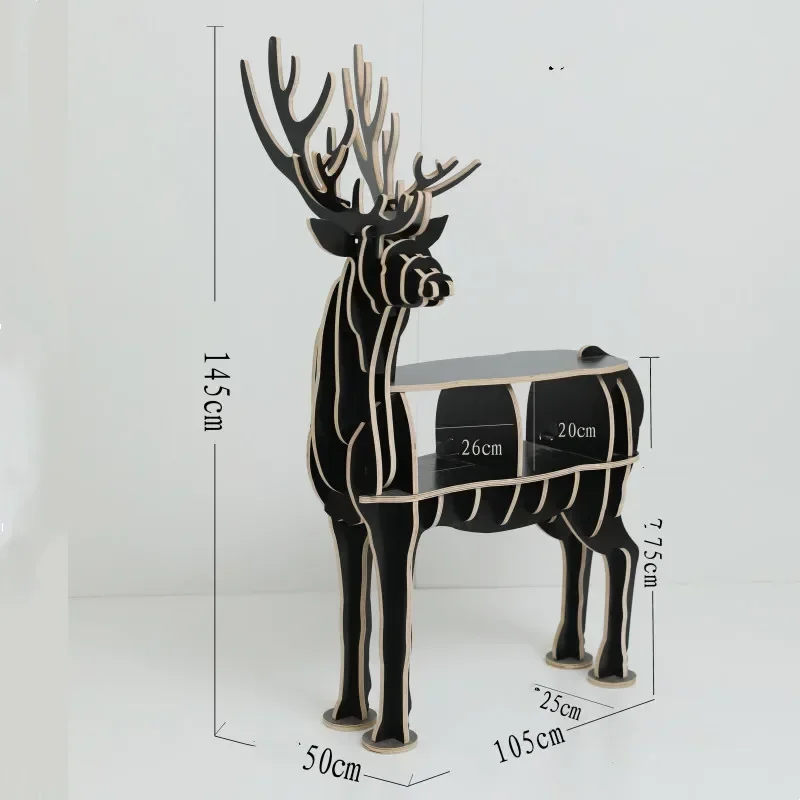 Creative Animal Modeling Kindergarten Bookshelf Living Room Edge A Few Model Room Soft Decoration Design Decoration Window