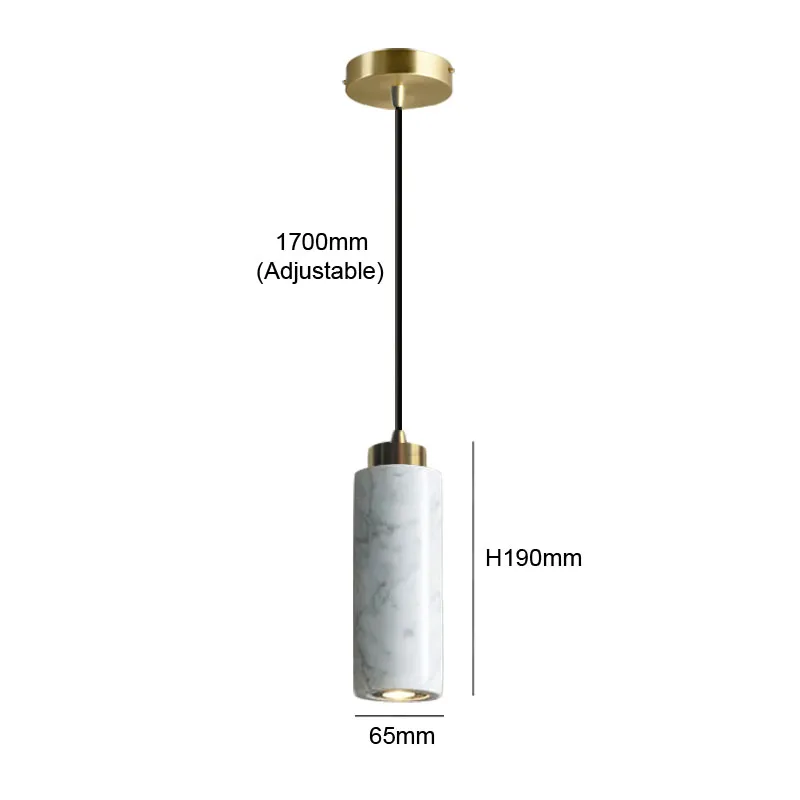 Новая популярная маленькая Подвесная лампа из натурального мрамора, Зеленый Белый Черный, прикроватный светодиодный светильник для ресторана, бара, спальни, потолочный светильник