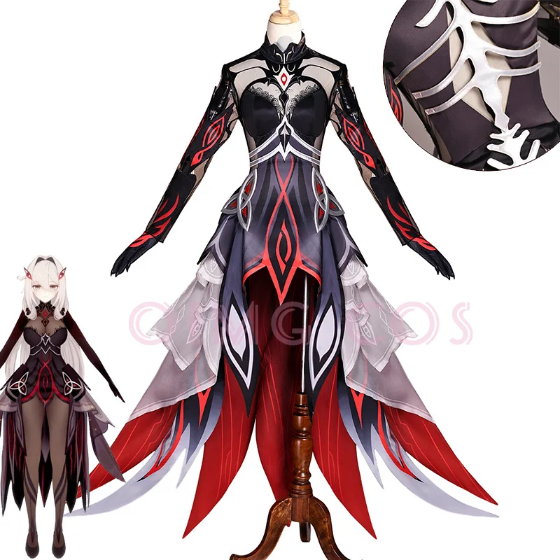 

Genshin Impact Ronova Cosplay Costume Uniform Halloween Women Costumes Game