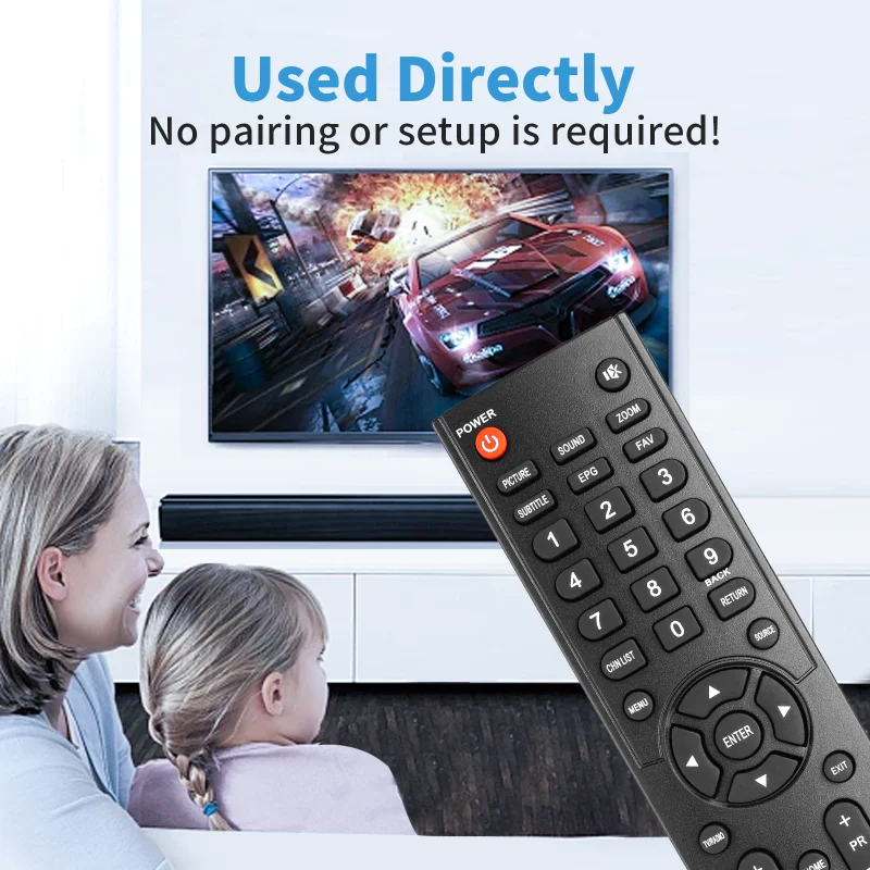 L617 Remote Control For TESLA LED TV Replacement Controller