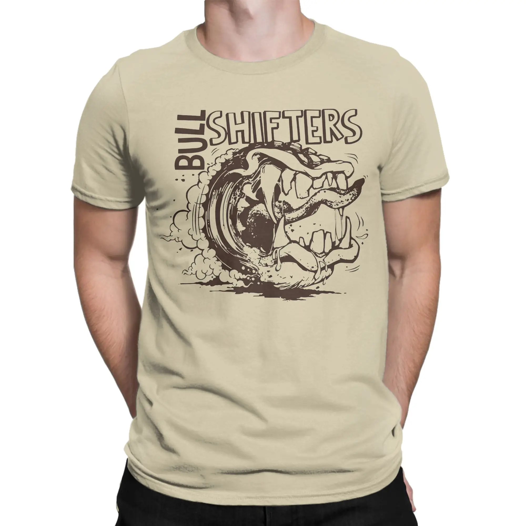 Retro Bull Shifters  T-Shirt Men's 100%Cotton Short Sleeve Left 4 Dead 2 O-neck Summer Top Tee