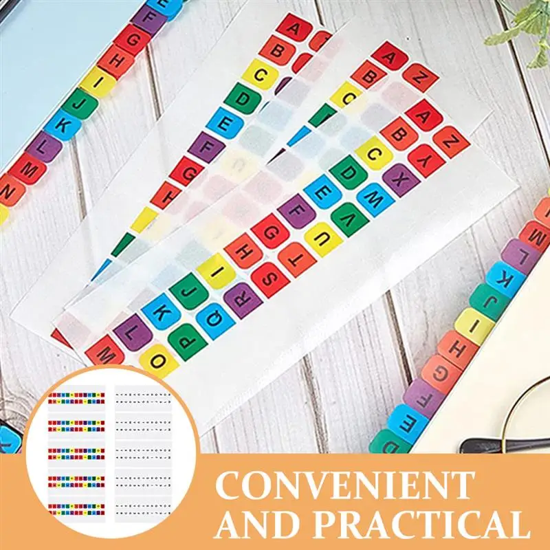 10-bladige stickers Sticky Page Tag Transparante indextabbladen Vlaggen Notitie Briefpapier Kinderen School Kantoorbenodigdheden