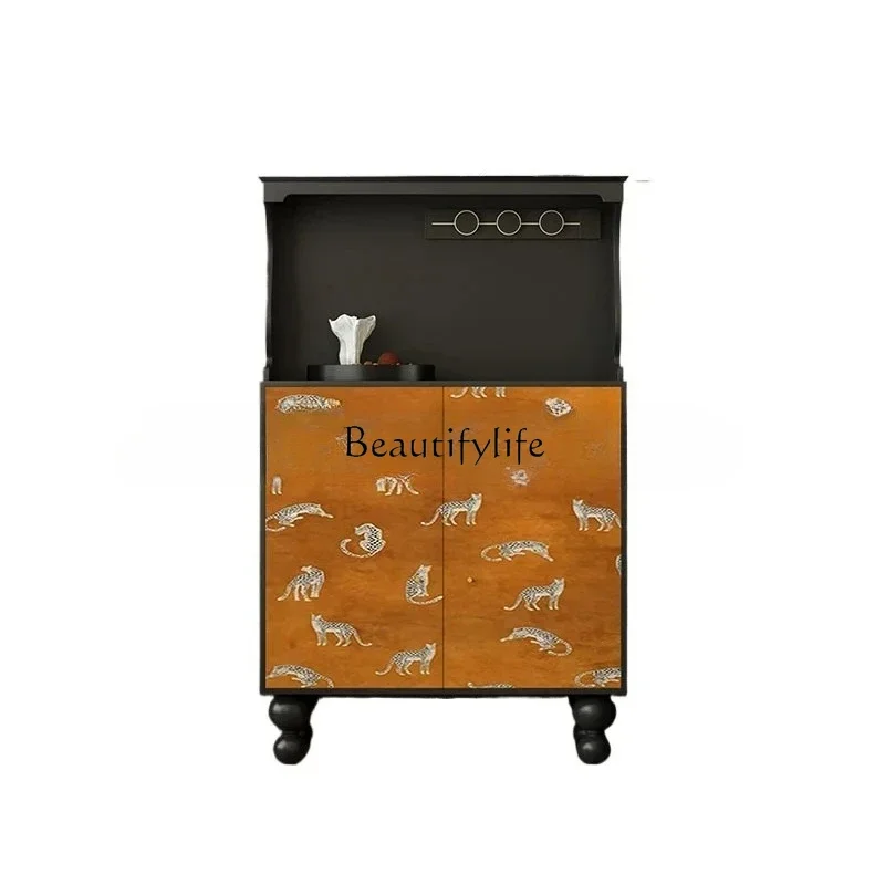 

Small Apartment Home Wall Integrated Coffee Machine Multi-Function Locker