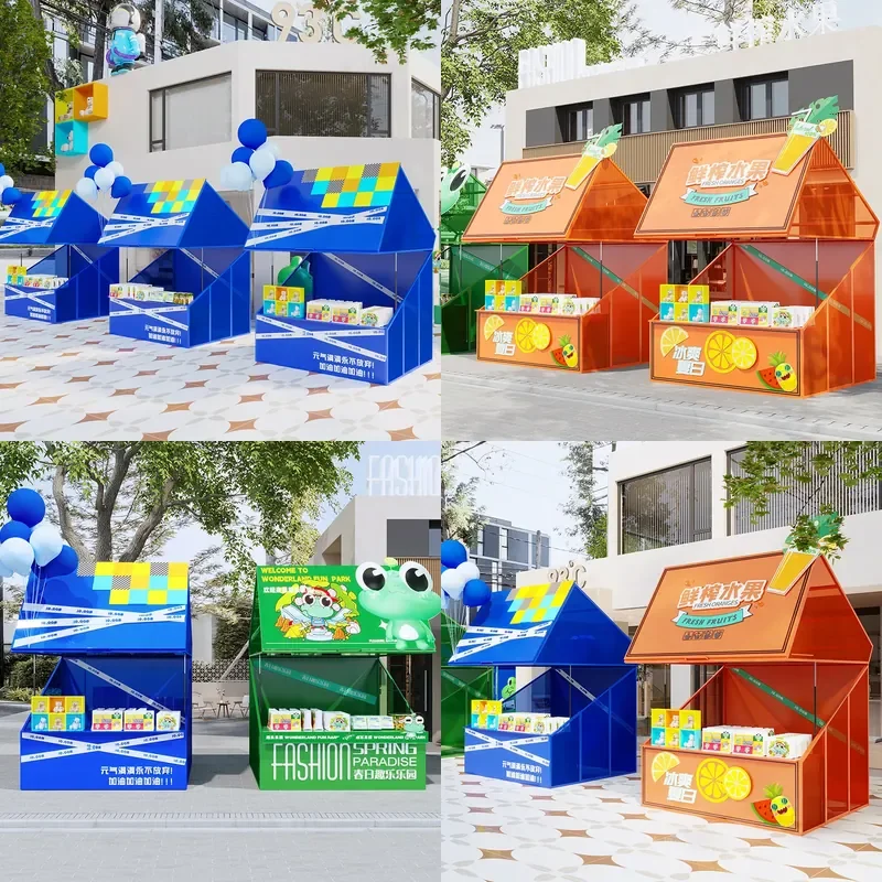 For Commercial Street Stall Large Night Market Food Festival Exhibition Tent Creative Market Scenic Spot Scaffolding