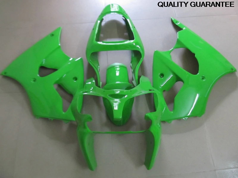 

injection mold for Kawasaki Fairing kit ZX 6R 2000 2001 2002 ZX6R 00 01 02 all green fairings set AA4