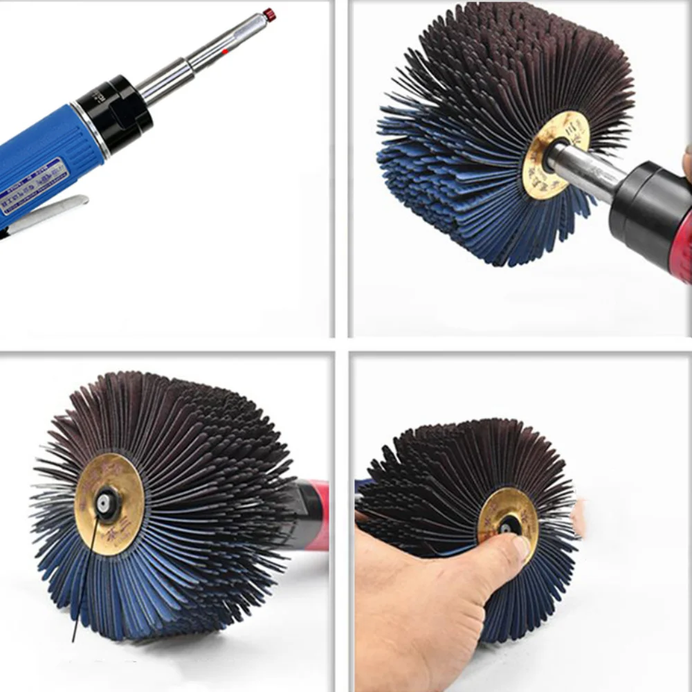 Replacement Flower Head Abrasive Nylon Polishing Wheel Brush Remove Rust Durable Flap Grinding Wheel Sander Polishing carpentry