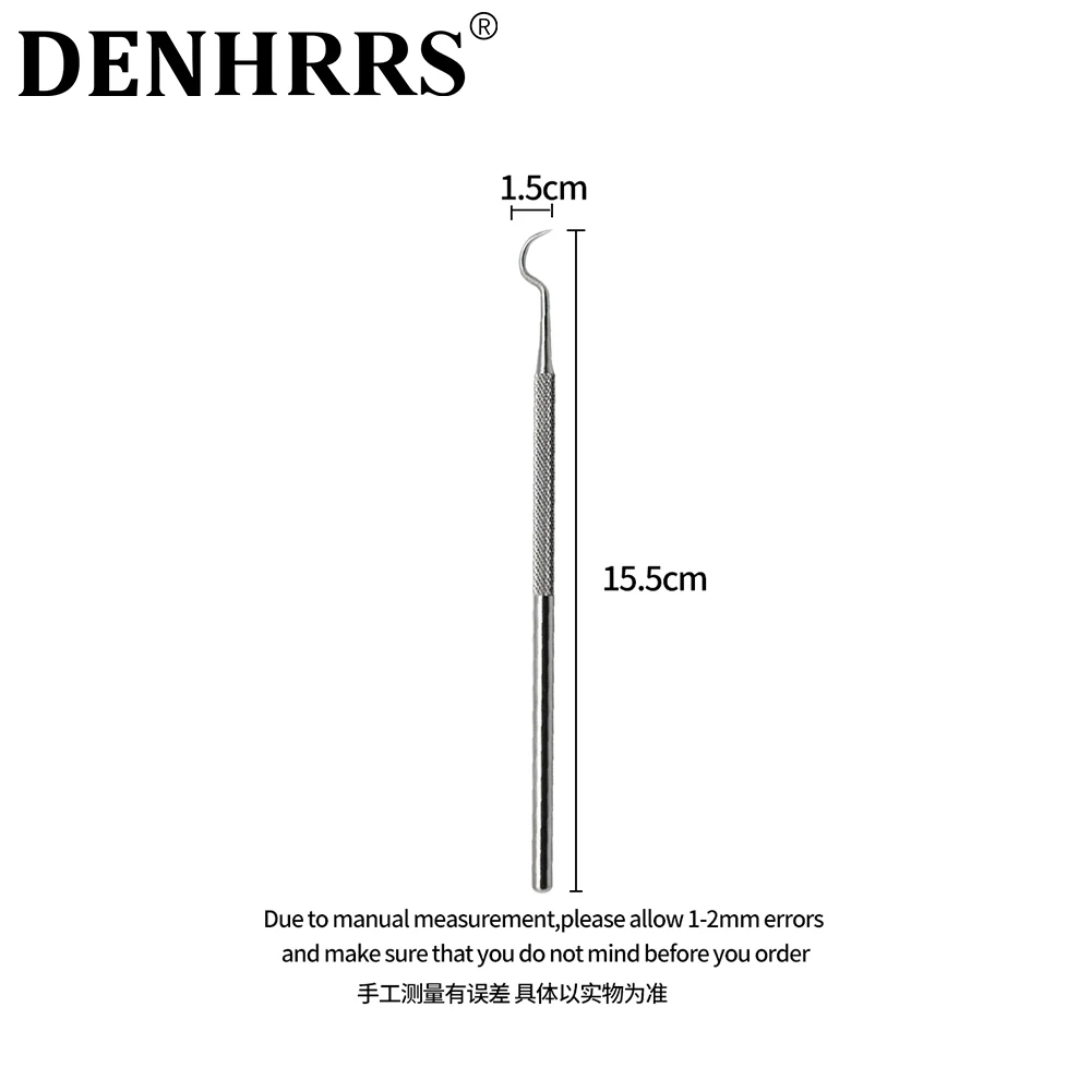 DZK 5Pcs Dental Explor Hook Single Hook Orthodontic Tool