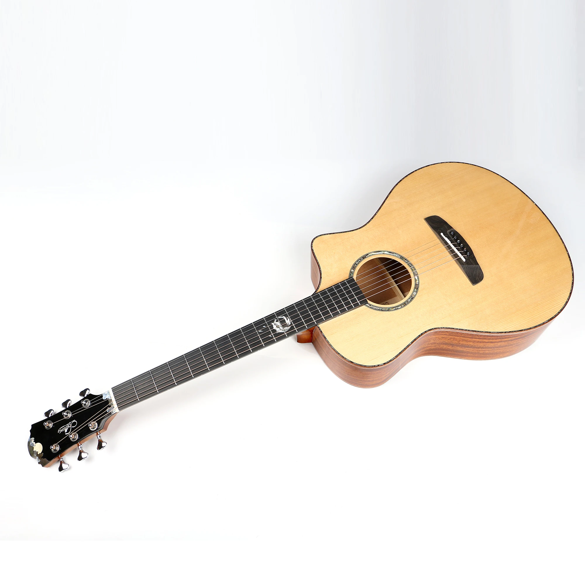 Sevillana  41 inch  Stringed Instruments Parts Luxury handmade all solid  mahogany acoustic guitar electric