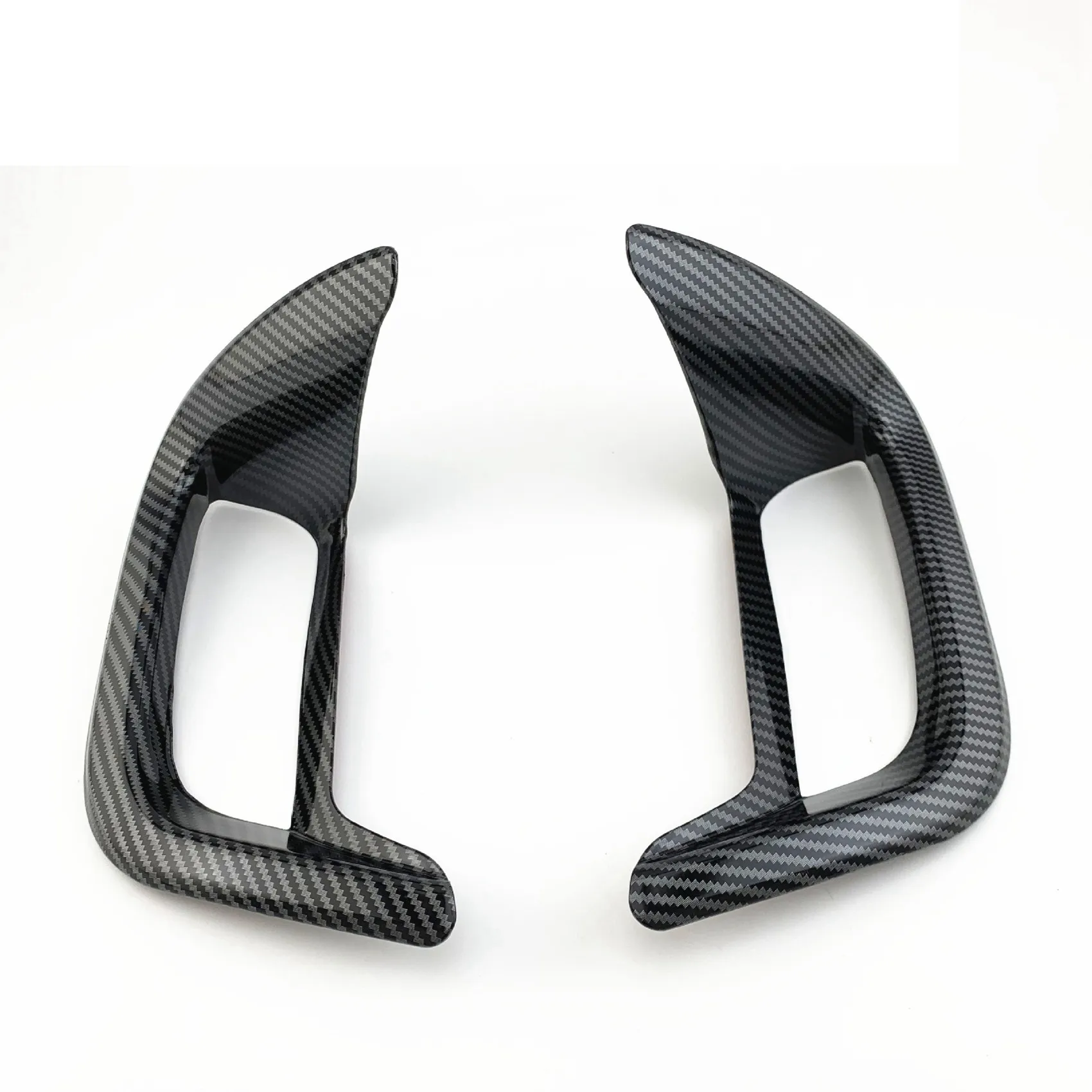 2Pcs Car Carbon Fiber Style Rear Fog Light Lamp Frame Cover Trim Decoration for Escape 2020 Accessories