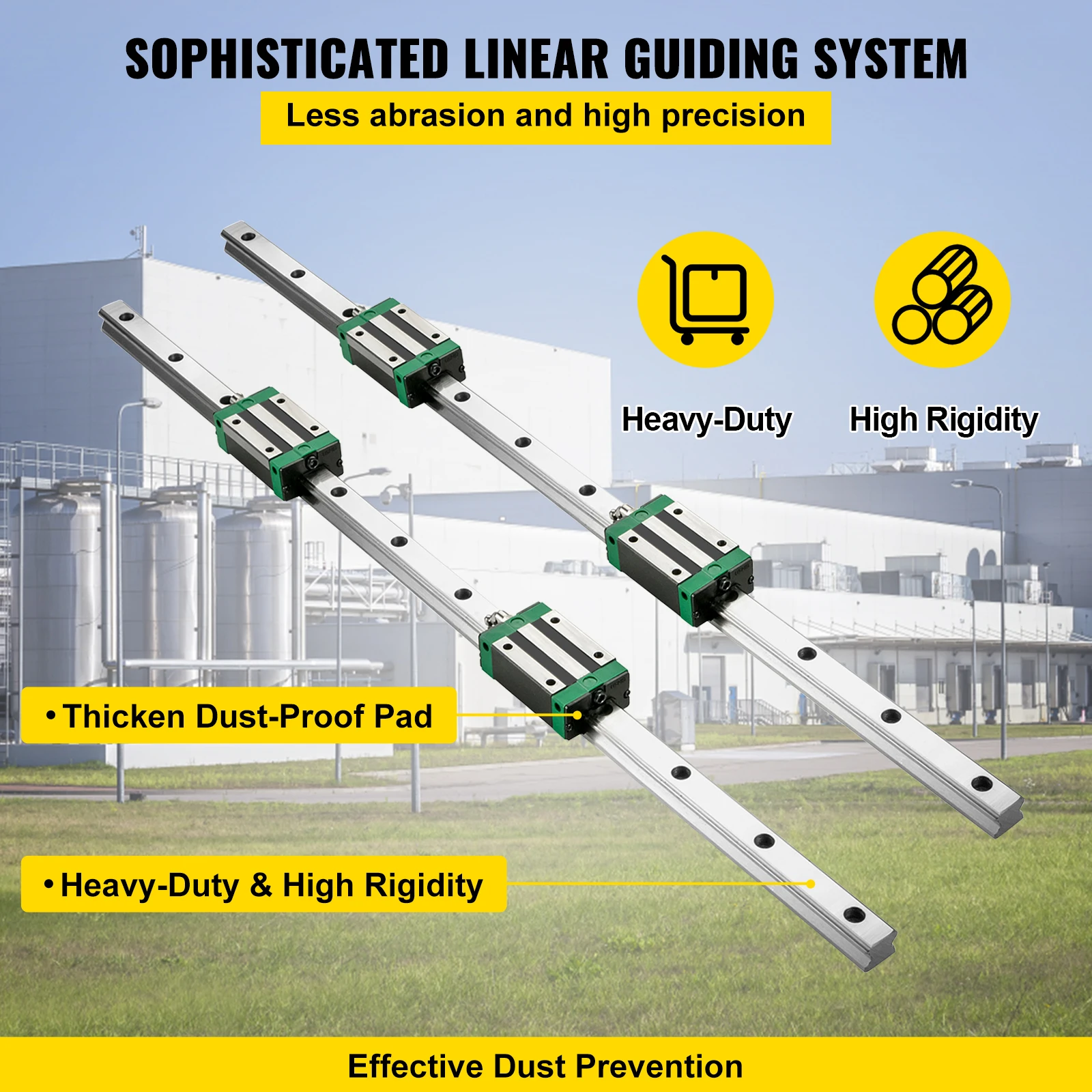 Linear Guide Rail, 2PCS HGR20- - Hgr20 Linear Guide Rail Ballscrew Set ulasan dan harga