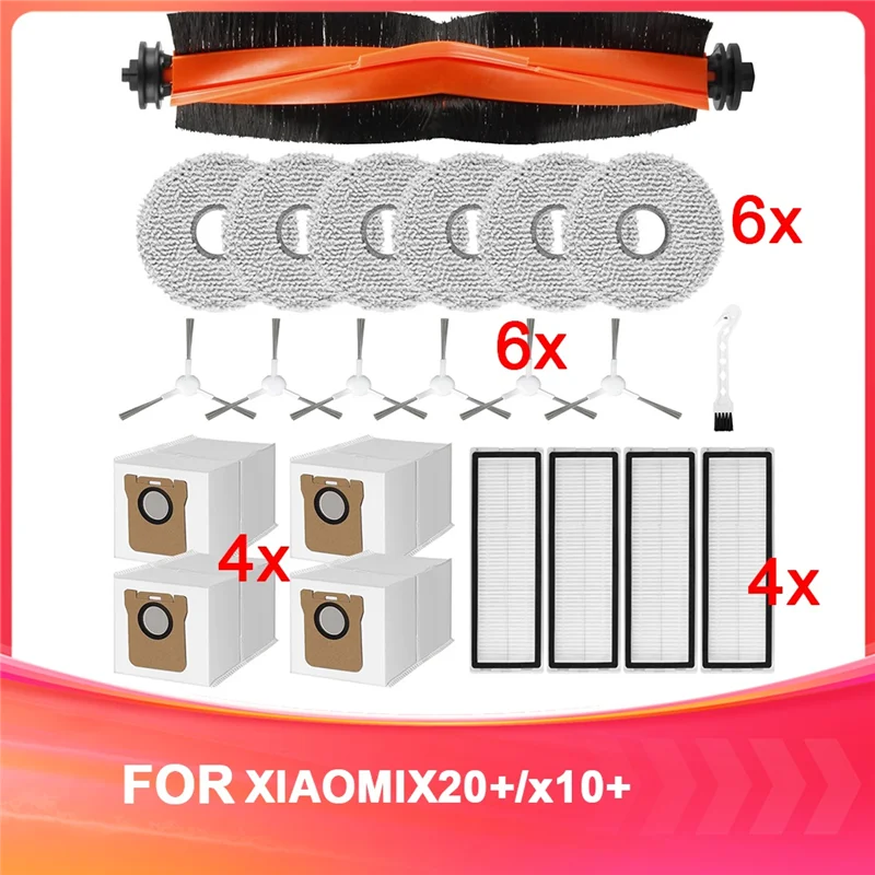 

B58B-For Xiaomi Robot Vacuum X20 Filter Replacement For Xiaomi Robot Vacuum Cleaner Parts