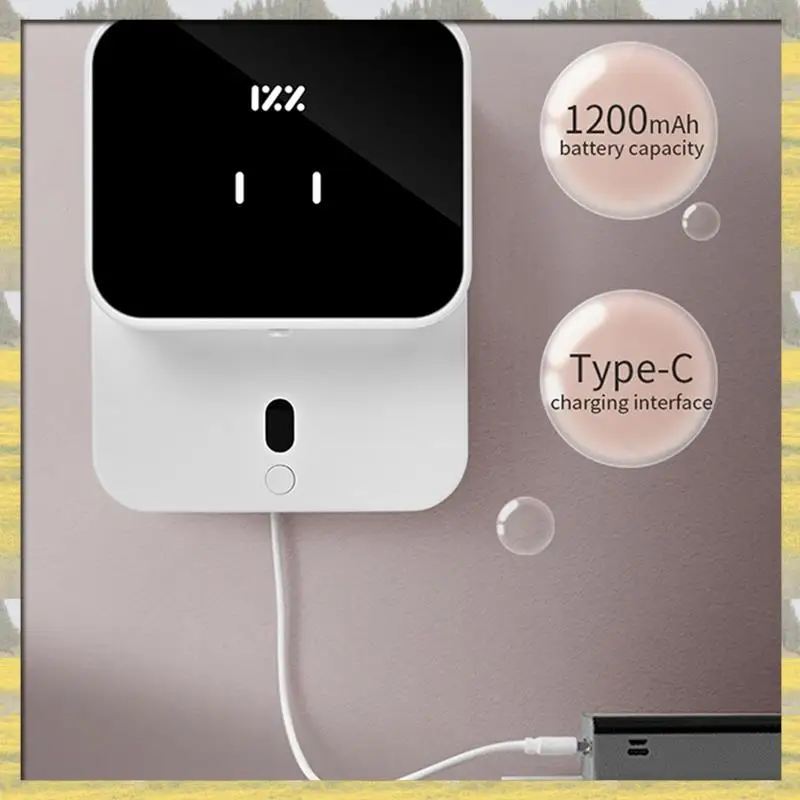 

Hot Sale Automatic Sensor Soap Dispenser For Kitchen Sink Liquid Soap Dispenser Rechargeable Wall Mounted