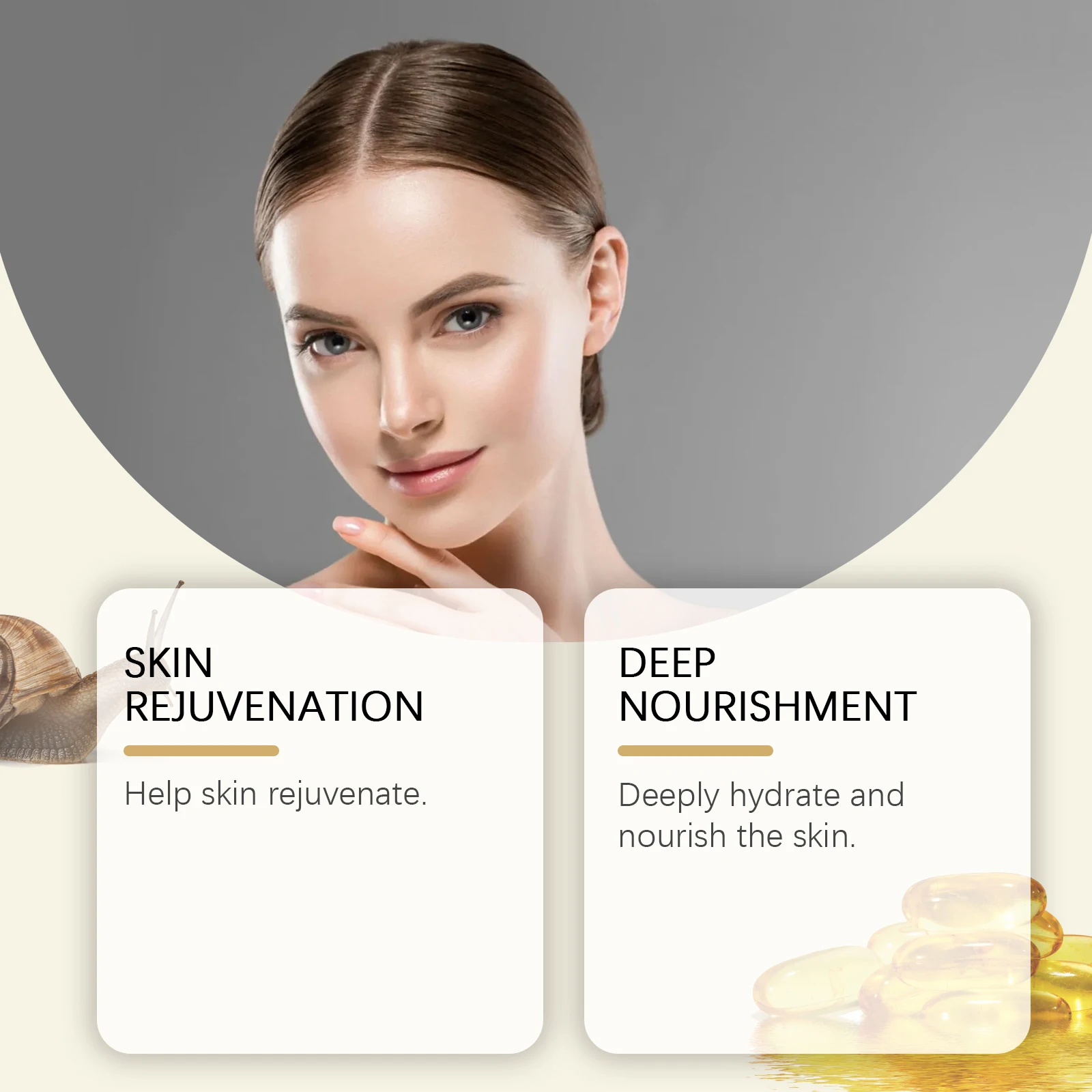مصل الحلزون Mucin Essence للوجه لترطيب البشرة المتوهجة وعلاج ترطيبها لتقليل التجاعيد وتحسين نسيج البشرة 100 مل