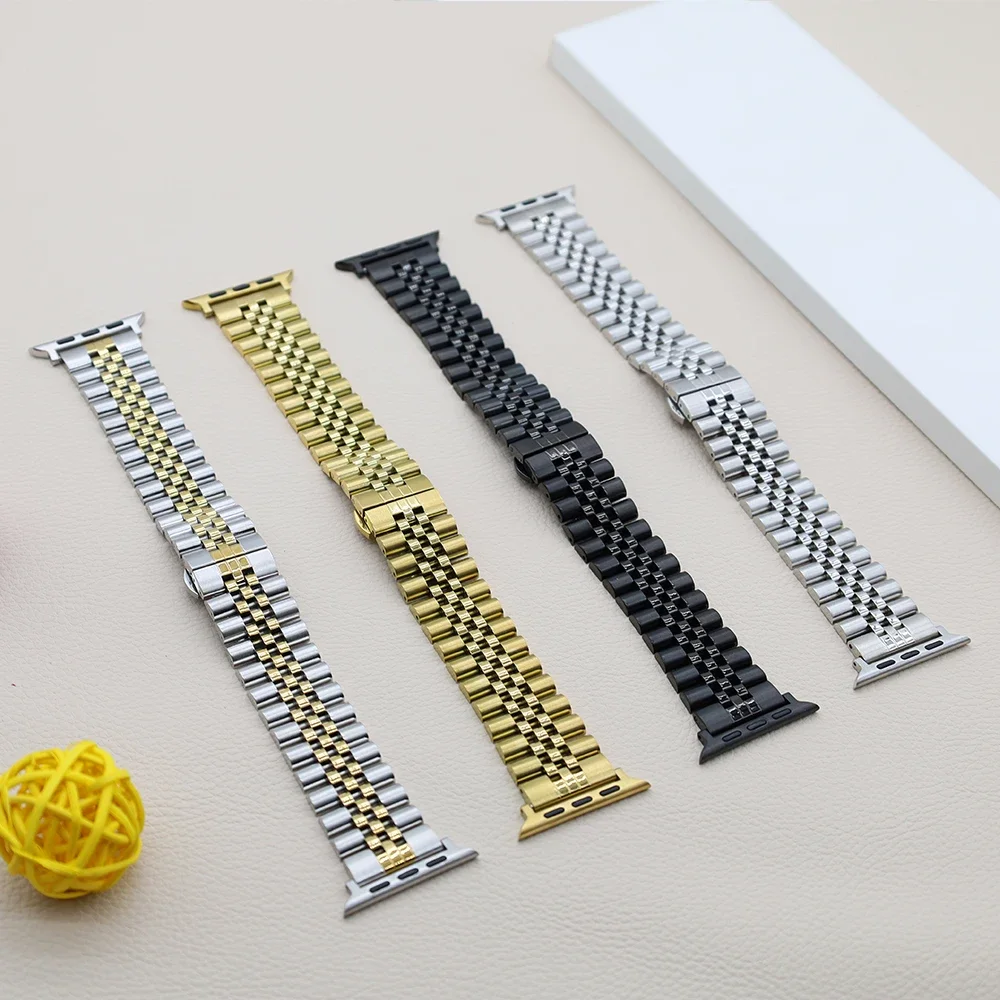 Stainless steel strap For Apple watch Ultra/2 49mm 9 8 7 45mm 41mm Metal high-end wristband For iWatch 6 5 4 3 SE 44mm 42mm 40mm