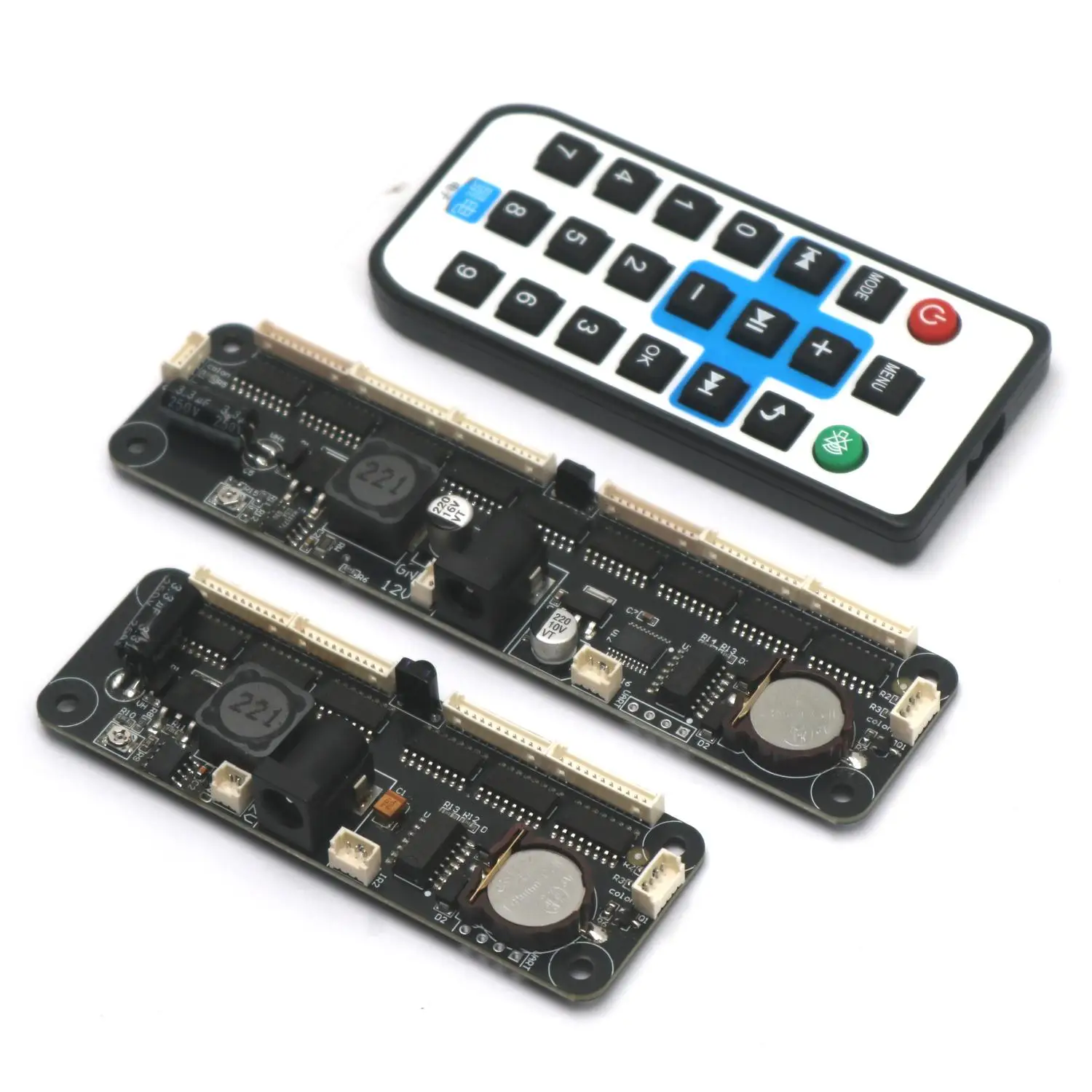 4/6-битная универсальная светящаяся материнская плата с трубками часов Nixie с дистанционным дисплеем времени 12 часов/24 часа для IN12 IN14 IN18 IN8 QS30 SZ3-1