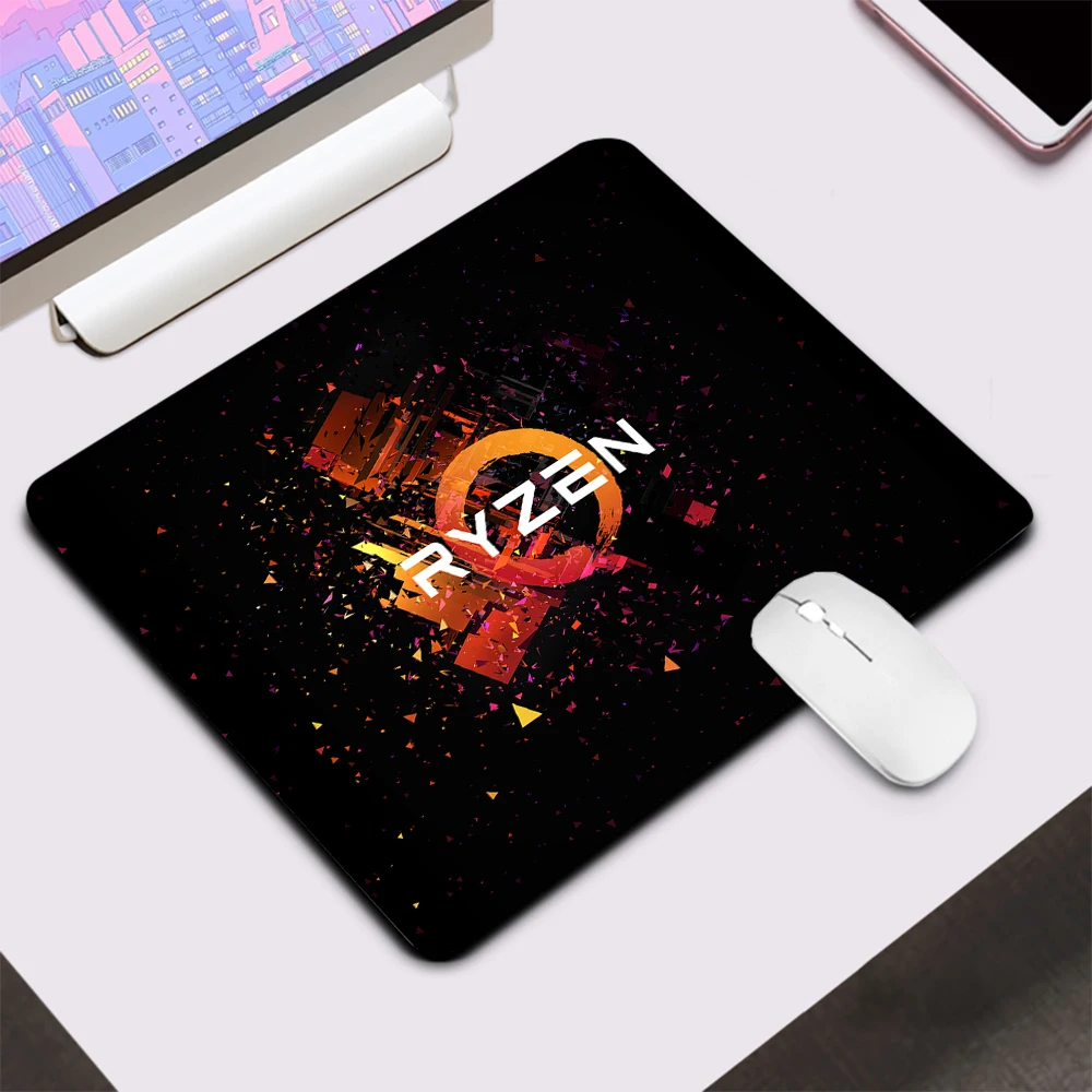 RYZEN Small Gaming Mouse Pad Computer Office Mousepad Keyboard Pad Desk Mat PC Gamer Mouse Mat Silicone Carpet Laptop Mausepad