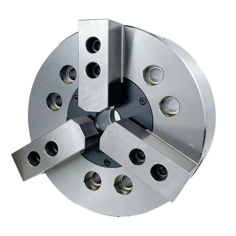 Three-jaw medium solid hydraulic chuck