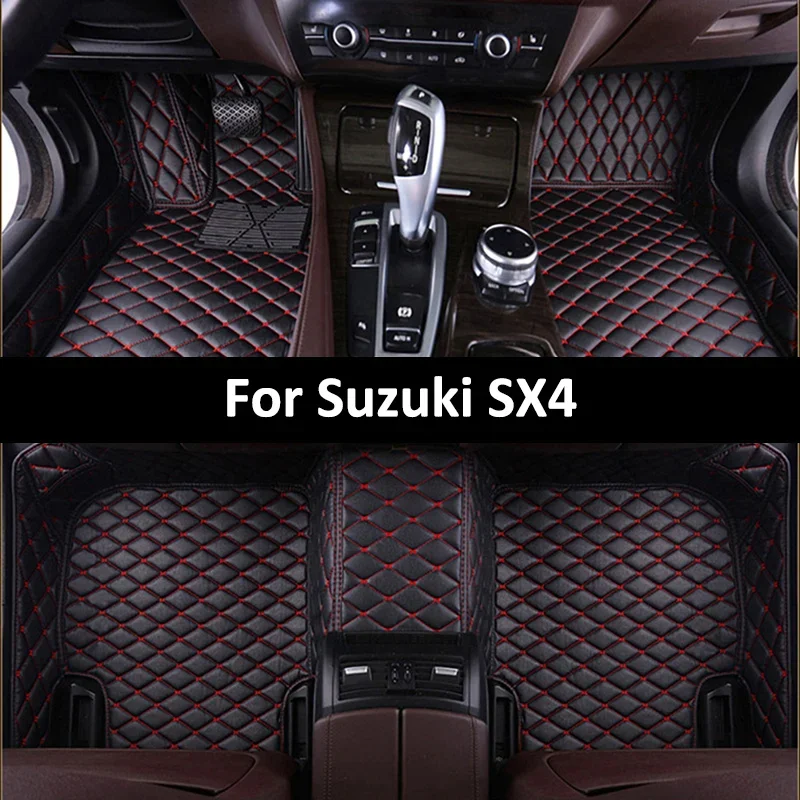 

Custom Car Floor Mats For Suzuki SX4 Auto Carpets Foot Coche Accessories