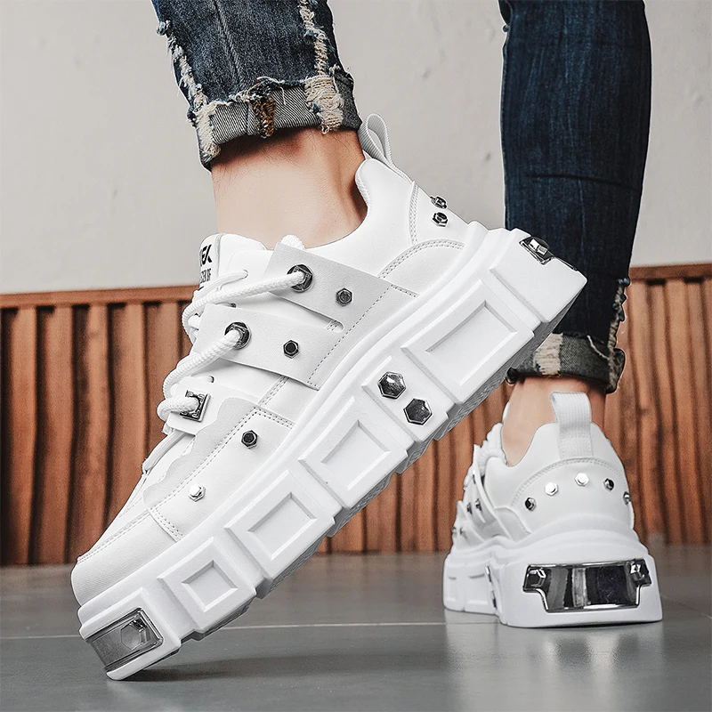 

Men's Fashionable Casual Dad Trainers Comfortable and Versatile Youthful and Trendy Chunky-Sole Trainers Stylish and Attractive