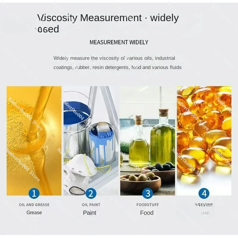 High-Precision Rotary Digital Viscometer Viscosity Tester 10~2000000 Mpa.s Ndj1/4 Pointer Laboratory Viscosity Tester