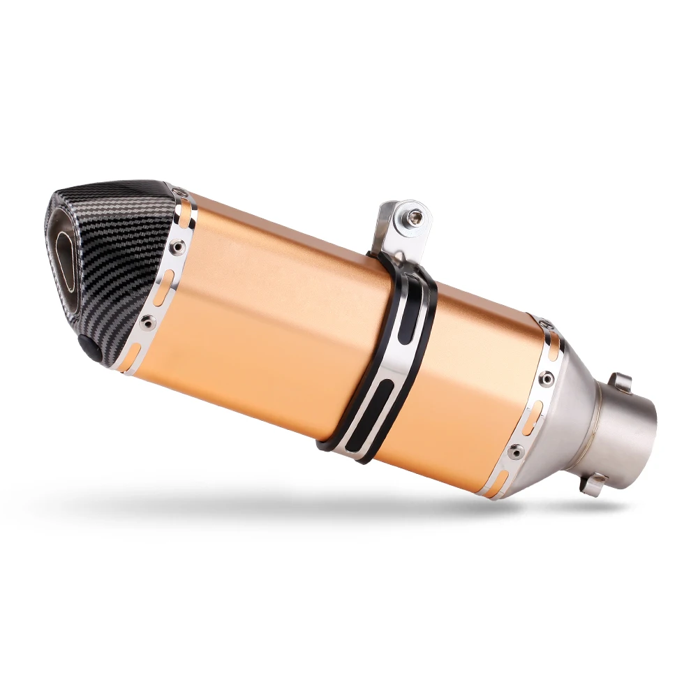 

SXLL 51 mm Motorcycle Scooter Exhaust Muffler Tube Motorcycle Ninja250 400 Yzf R3 Mt07 R15V2 Xsr155 Adv150 TMAX530