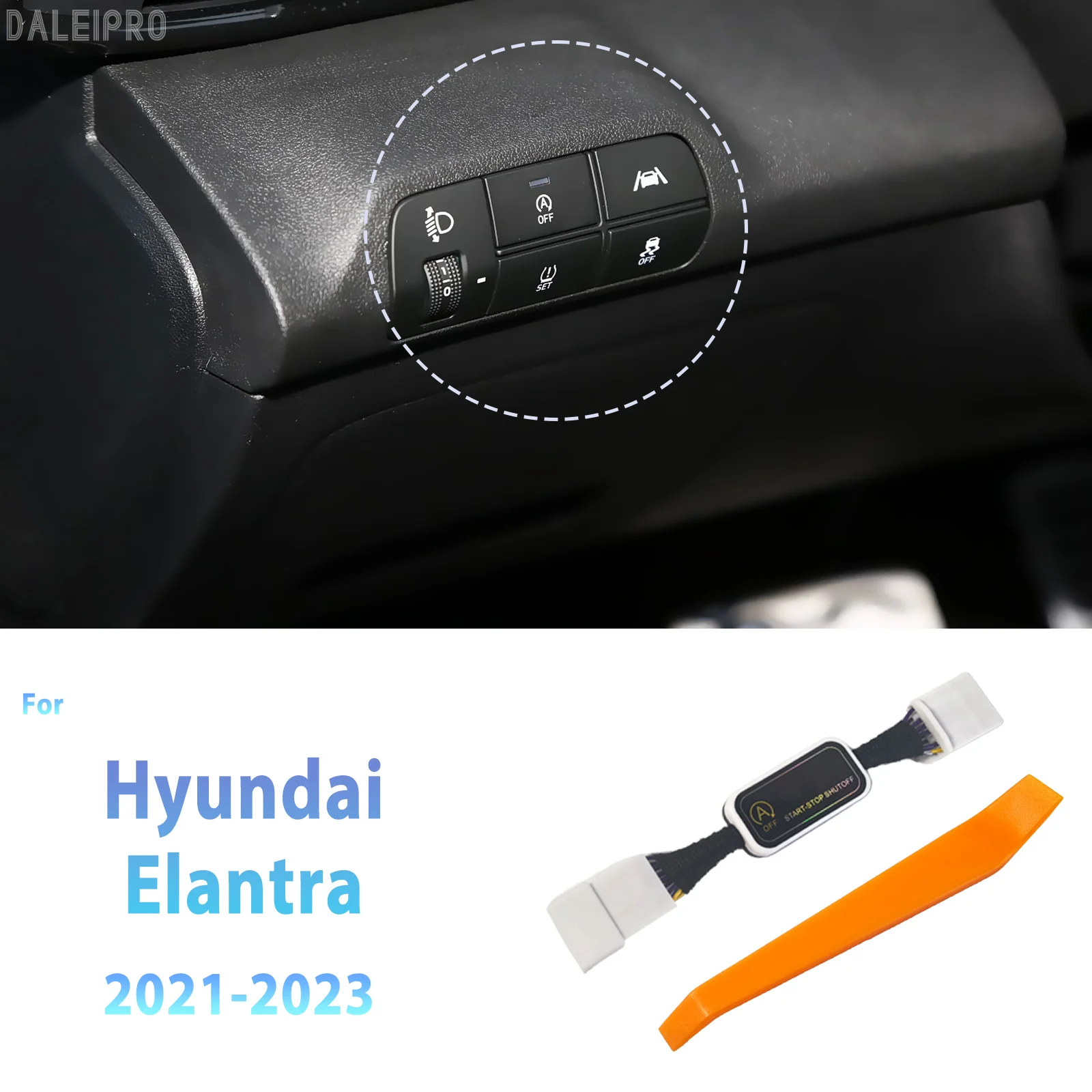 

For Hyundai Elantra 2021 2022 2023 Automatic Stop Start Engine System Memory Module Cancel Car Auto Start Stop Switch