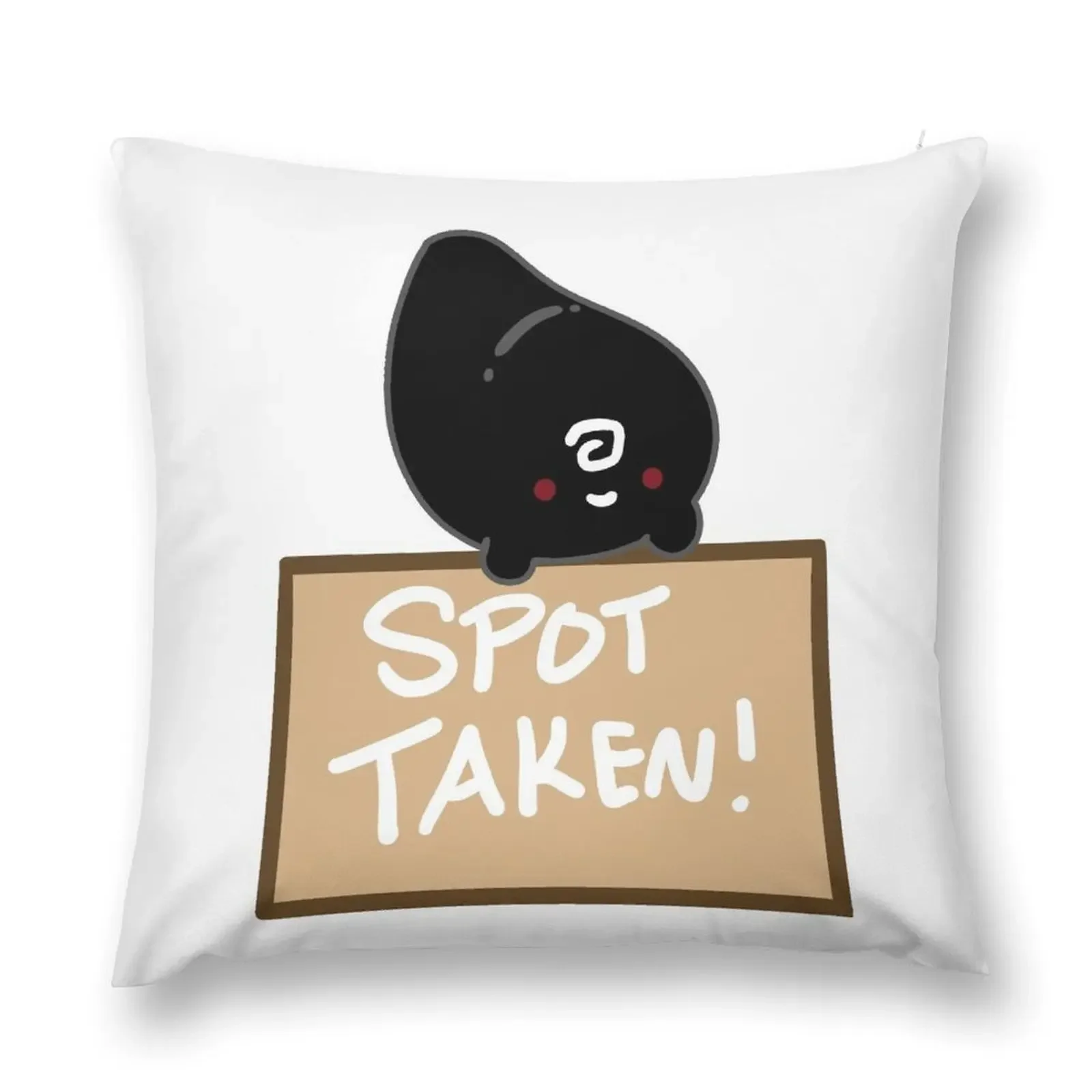 Spot Taken! Black Spirit Throw Pillow Couch Cushions luxury decor Cushions Christmas Pillow pillow