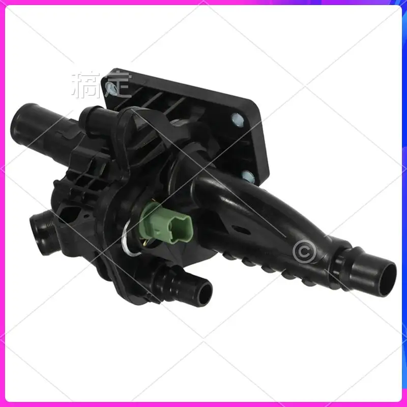 

NEW-1 Piece New Engine Coolant Thermostat Housing 9684588980 Car Accessory Parts Black For CITROEN C3 C4 C5 207 208 308