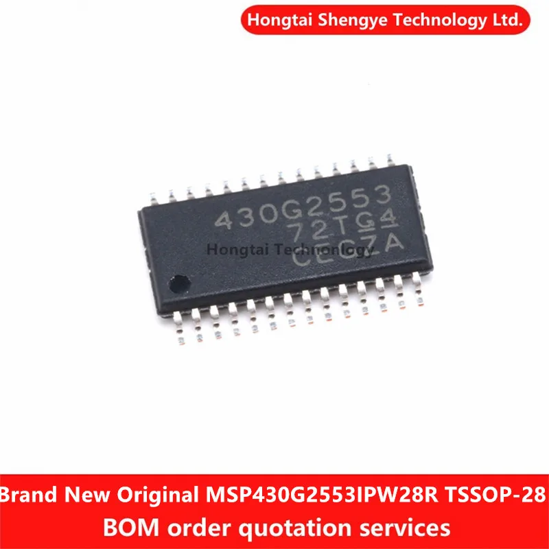 New Original MSP430G2553IPW28R 16-bit Microcontroller Package TSSOP28