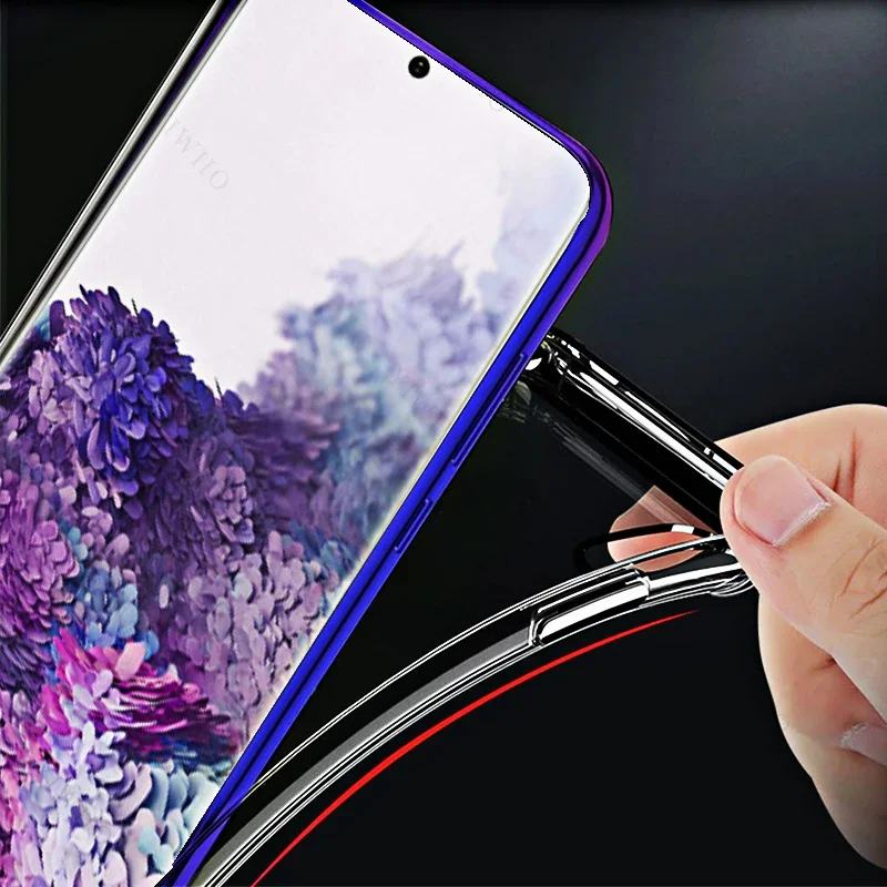 Clear Phone Case For Samsung Galaxy S20 5G SM-G981 Shockproof Thickened Transparent Case For Sansung S 20 Anti-scratch Cover TPU