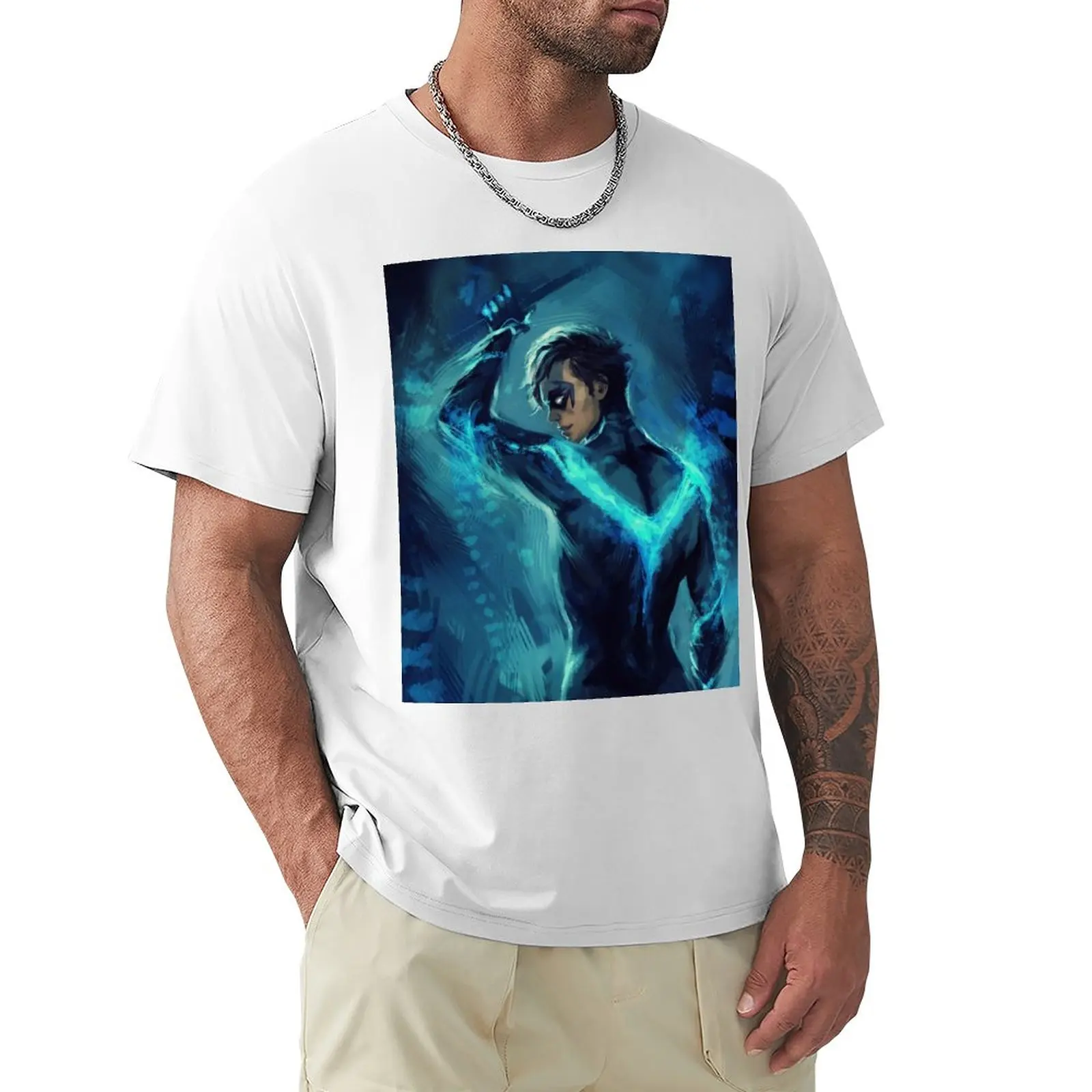 

nightwing T-Shirt sweat shirt custom t shirt anime clothes oversized t shirts mens funny t shirts