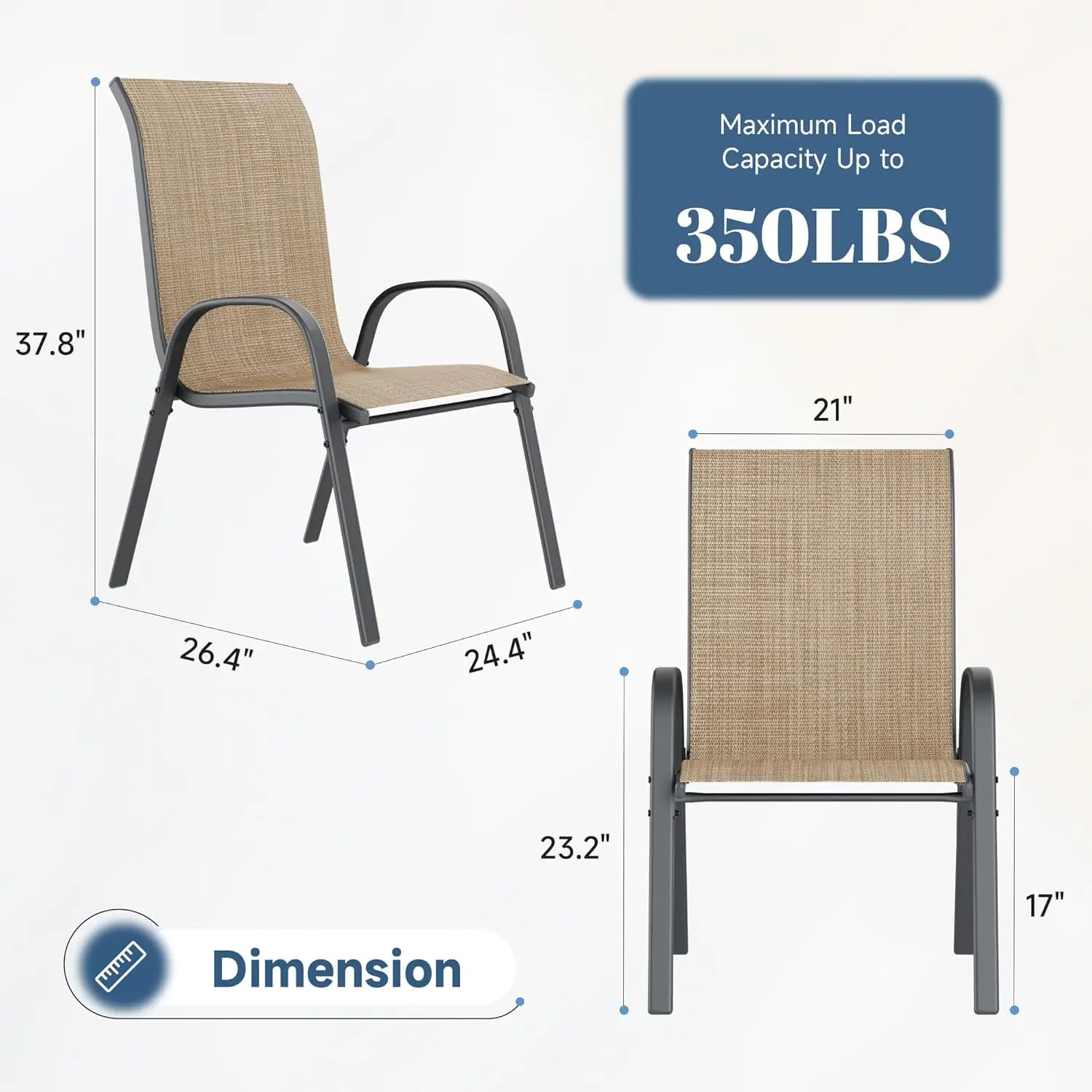 Thumbnail 3 - #36 Best Rated Stackable Dining Chairs to Buy in 2026