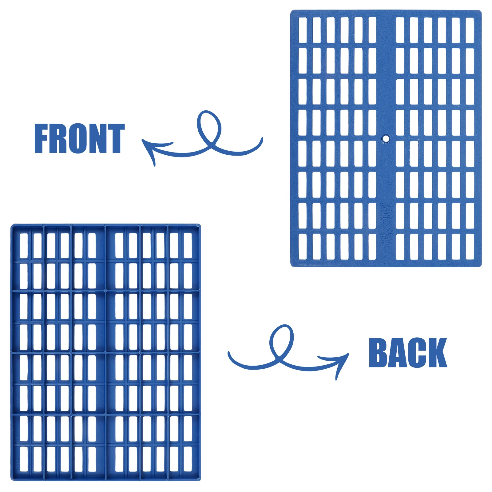 

4Pcs Small Animal Plastic Feet Pad Versatile Cuttable Rabbit Cage Mat for Pet Comfort Plastic Rabbit Cage Mat Bunny Foot Mats