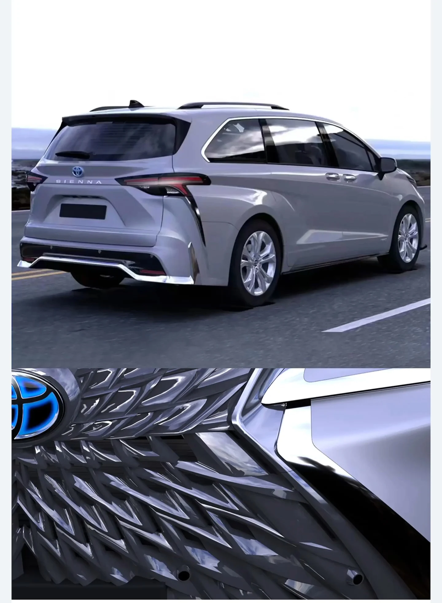 Senna Body Kit Modifikation, große Surround-Baugruppe, hintere Lippe, zerstörungsfreies In-Situ-Upgrade-Body-Kit