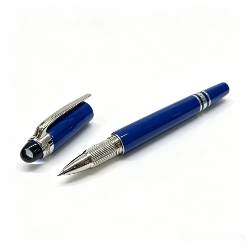Black Stainless Steel  Mon 0mb Gen Pen Cute Ballpoint Pen Fountain Black Fountai Pen Resin Novel Designer Rollerball Pens F M  B