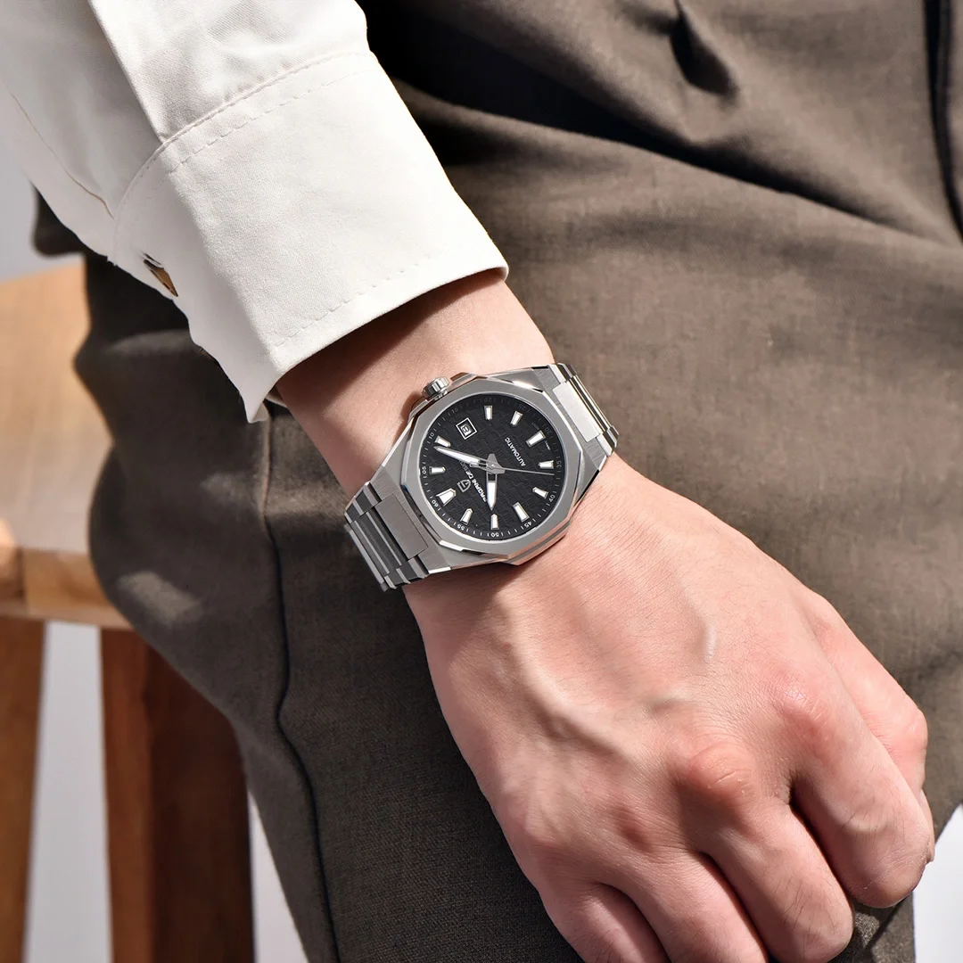 PAGANI DESIGN PD-YS023 ساعة رجالية أوتوماتيكية جديدة 40 ملم ساعة يد رياضية ميكانيكية كاملة من الفولاذ المقاوم للصدأ للرجال