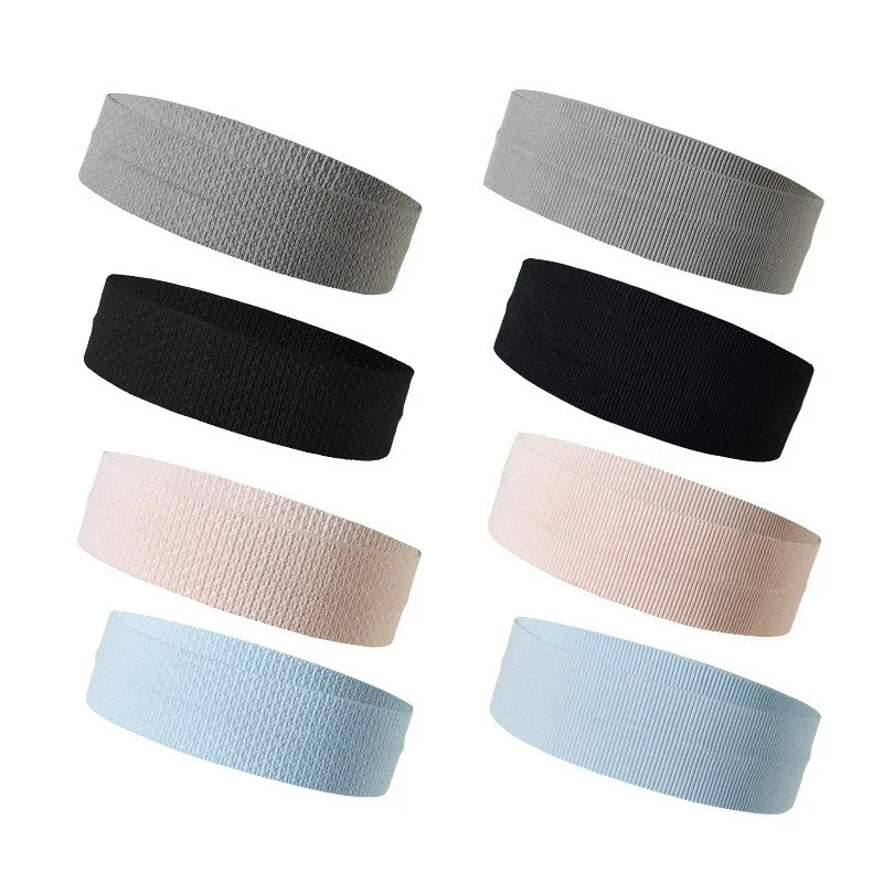 Outdoor Sweat Sports Elastic Cotton Hairband Fashion Headbands For Women Men Solid Running Fitness Yoga Hair Bands Stretch