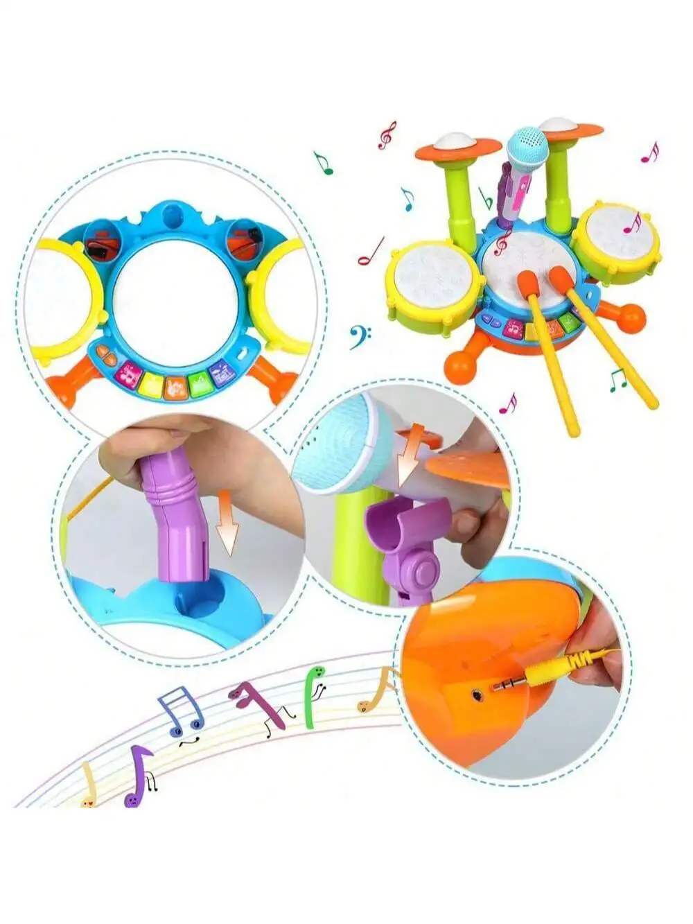 Thumbnail 4 - #37 Trending Toy Drum Sets Right Now