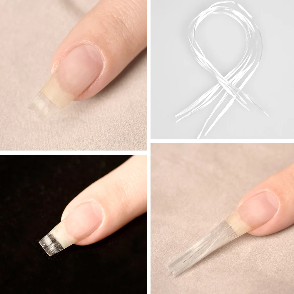 2M Nail Art Fiberglass UV Gel DIY Nail Form Fibernails Acrylic Nail Manicure Tips Fiber Glass Nail Silk Building Extension Tool