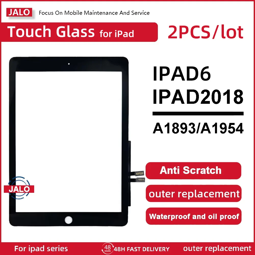 

2 шт./лот сенсорный экран для IPAD5 A1474 A1475 A1476 iPad6 2018 A1822 A1893 A1954 сенсорный экран дигитайзер сенсор внешняя стеклянная панель