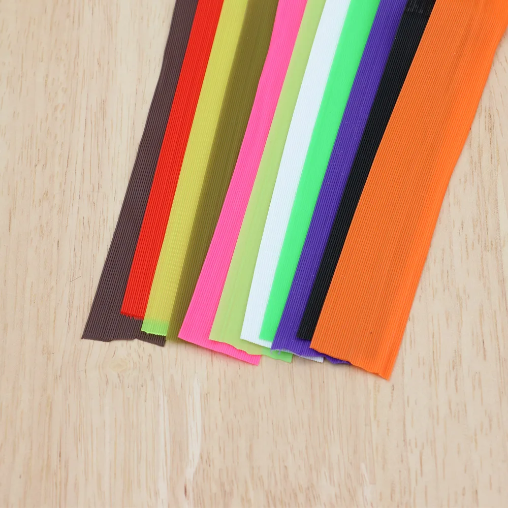 1 Stück/3 Stück 40 Stränge/Stück Silikon-Rundgarn Gummi-Beine Jig-Köderröcke Fliegenbindematerial für Jig-Nymphen, Stoneflies, Streamer – Detail 6