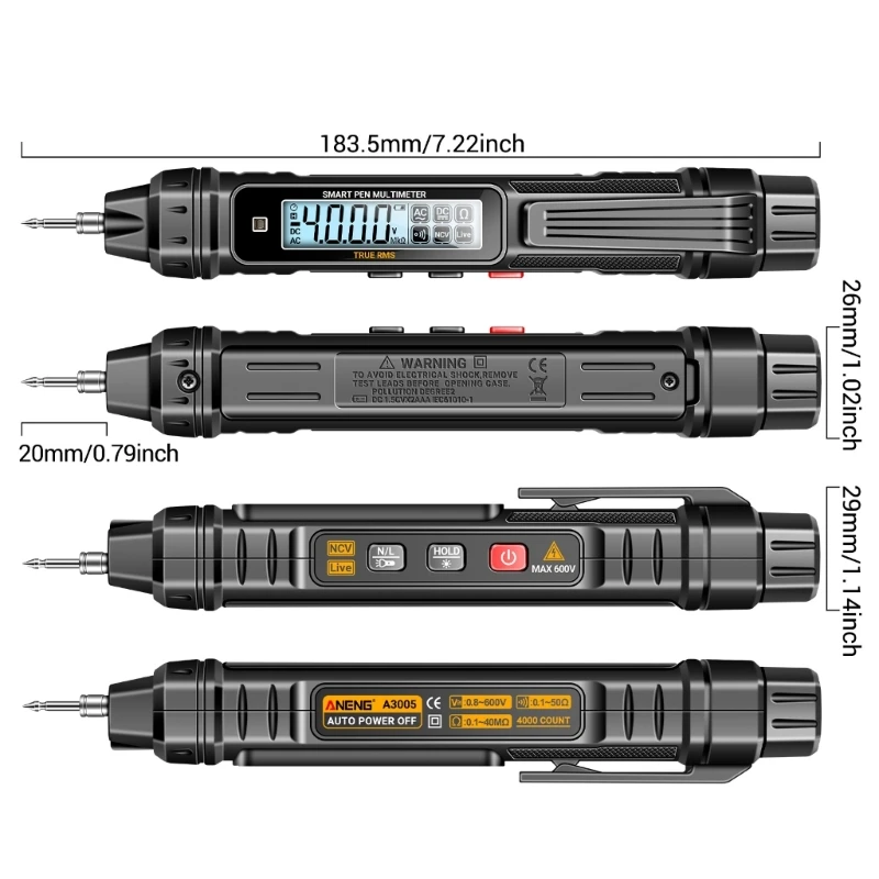 Digital Multimeter Pen Type Voltage Non-Contact Voltage Sensor Pen Type Tester Drop Shipping