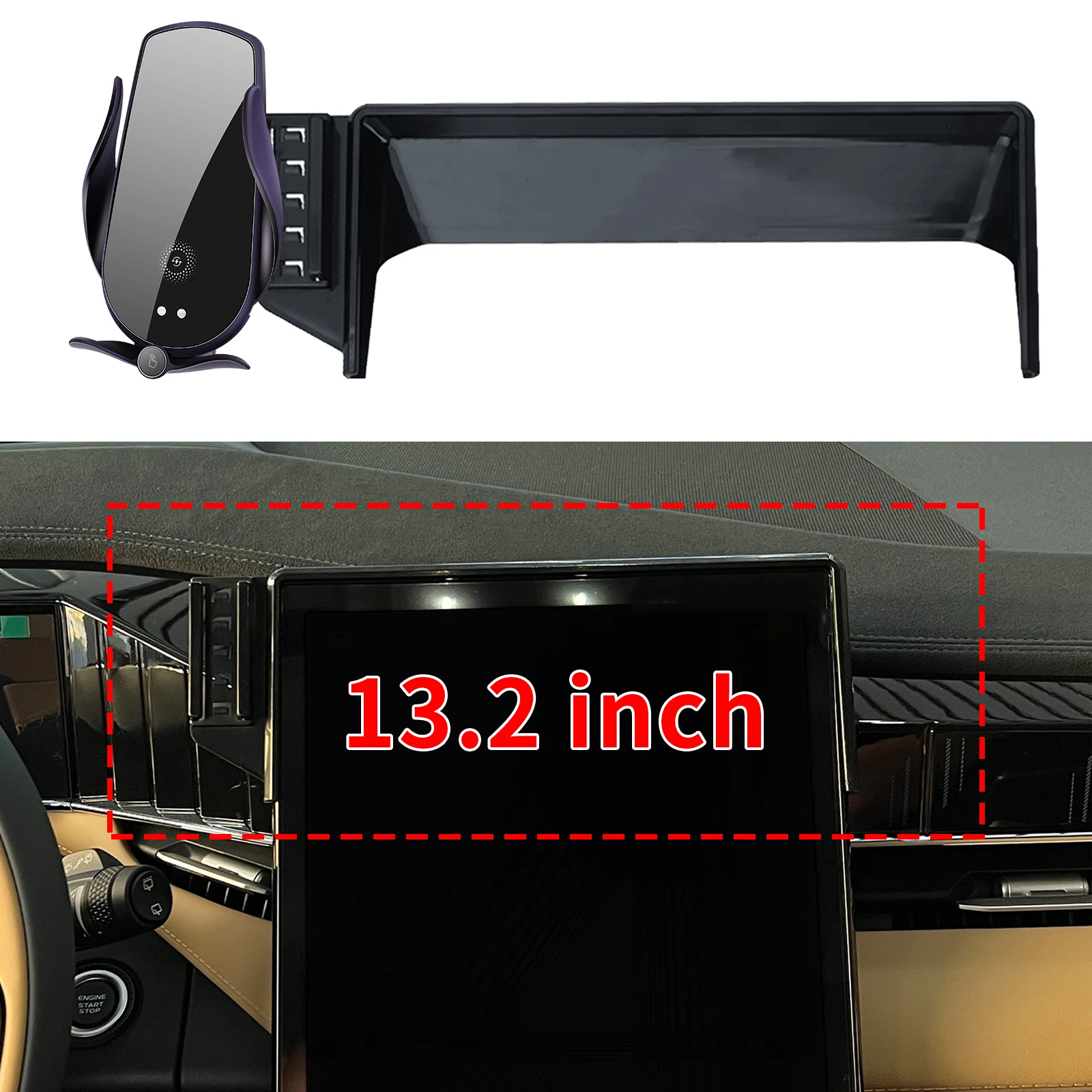 

fit for Geely Starray Atlas 2024 Boyue L FX11 Screen Base Phone Holder Mount ​​ Secure Clip Car​​ accessoires