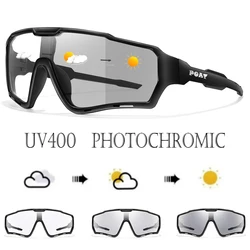 POAT Brand New Style Photochromic Cycling Fishing Running Sunglasses Sports Men Women MTB Windproof Bike Bicycle Eyewear