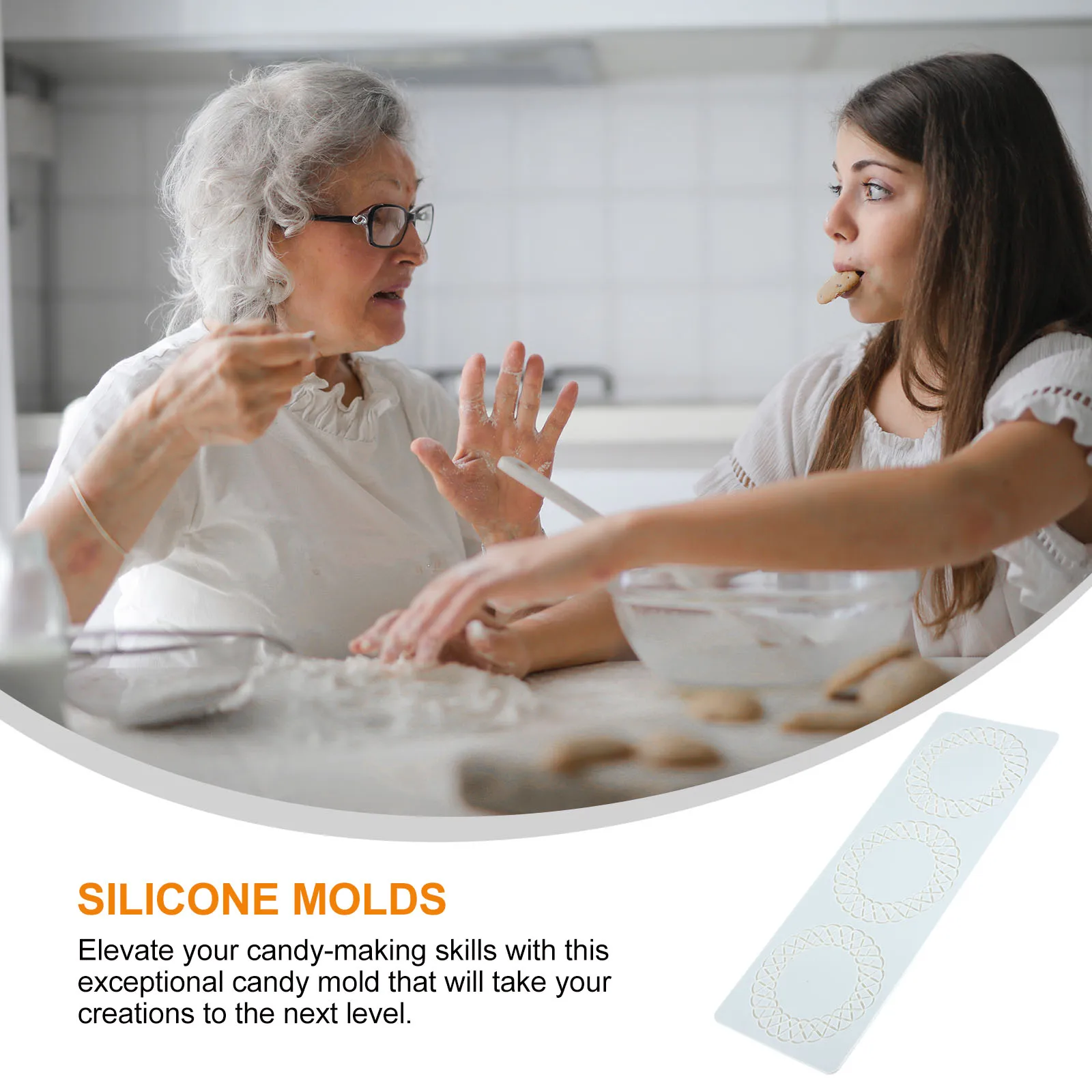 

DIY Chocolate Mold Silicone Baking Tool for Candies Desserts and Soap Making Multifunctional Candy Silicone Mold Baking