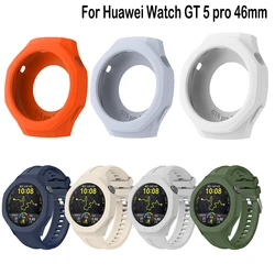 Silicone Protective Case For Huawei Watch GT 5 pro 46mm SmartWatch Cover Shell Replacement Shockproof Clear cases GT5 pro 46mm