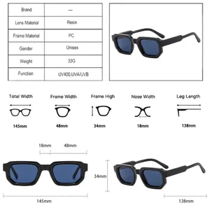 Blue square glasses for men and women, retro luxury designer, clear lens, sunglasses, shades, UV400 glasses, wholesale, new fashion 8 Main Sales Replica Wholesale Glasses - №3