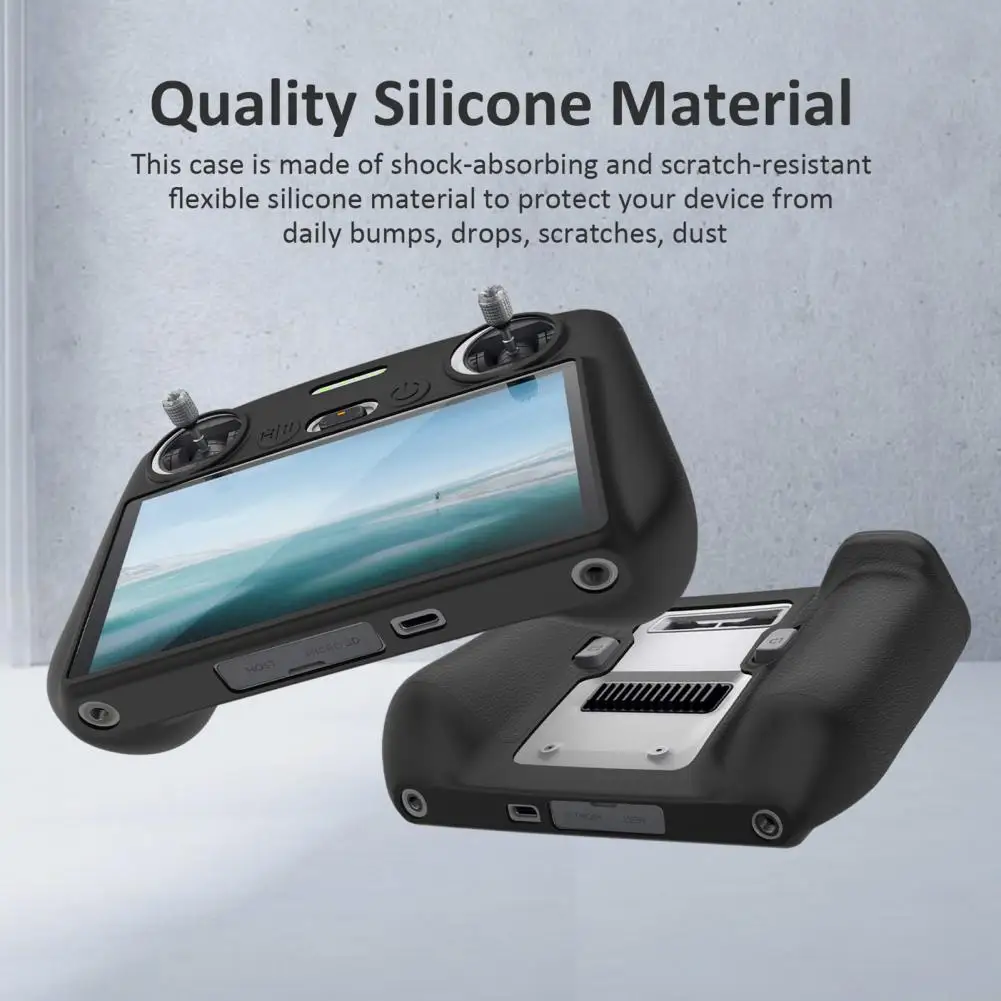 Penutup pelindung silikon untuk MINI 3 PRO/MAVIC Air 2/Air 2S/3 tahan debu pengendali jarak jauh aksesori tahan gores