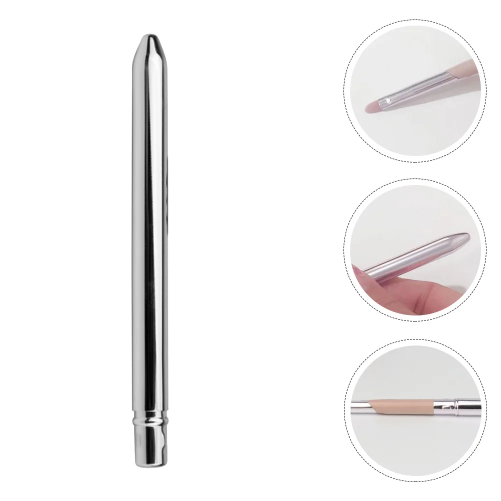 Lip Brush with Lid Lipstick Eyeshadow Applicator Tool Gloss Tint Foundation Cosmetics